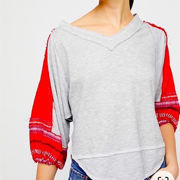 Free People Tops - ♥️ We The Free Balloon Sleeve Thermal Top S